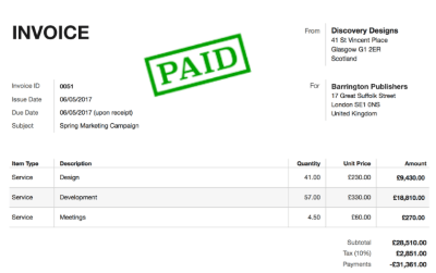 Invoice bike Nota Fiscal de bicicleta