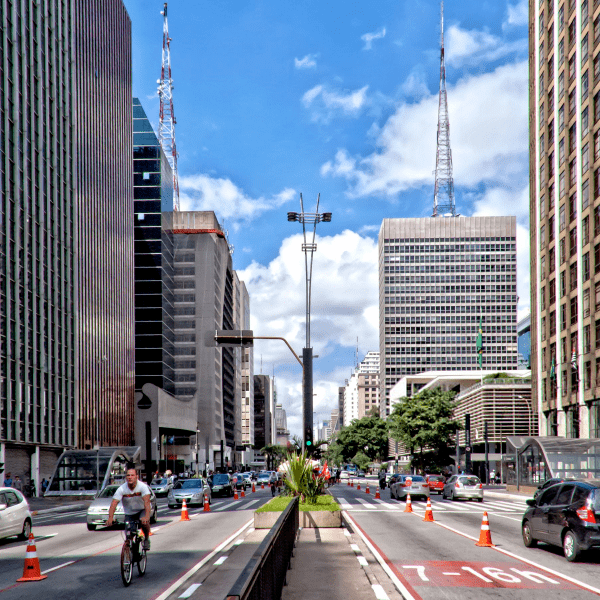 Avenida Paulista Ciclofaixa Ciclofaixa da Paulista