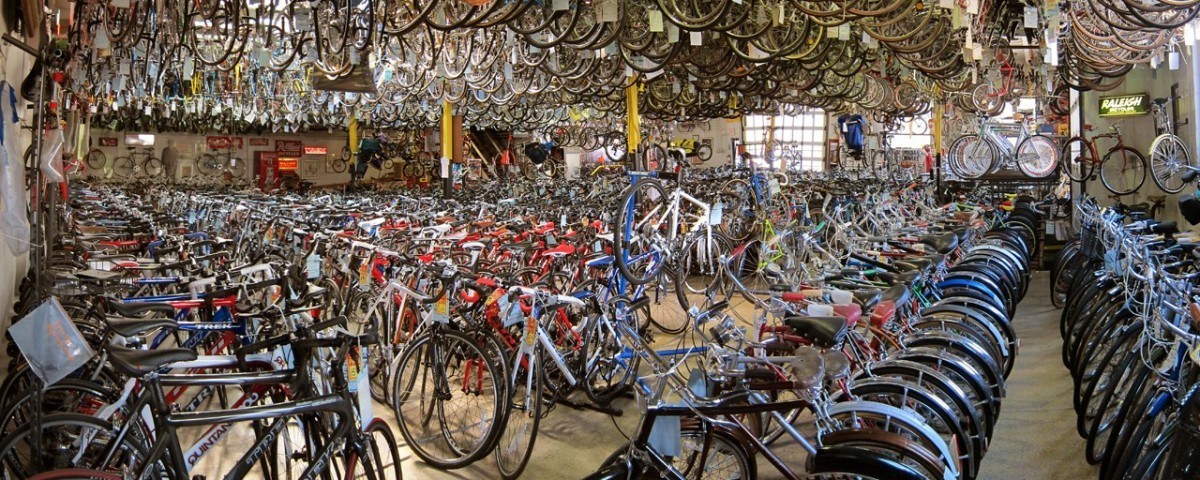 Estoque de bicicletas Depósito de bicicletas