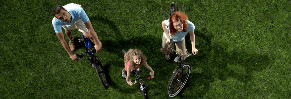 familia de bicicleta
